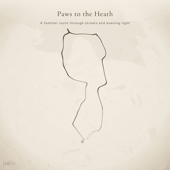 The Paths visual for Dog walk